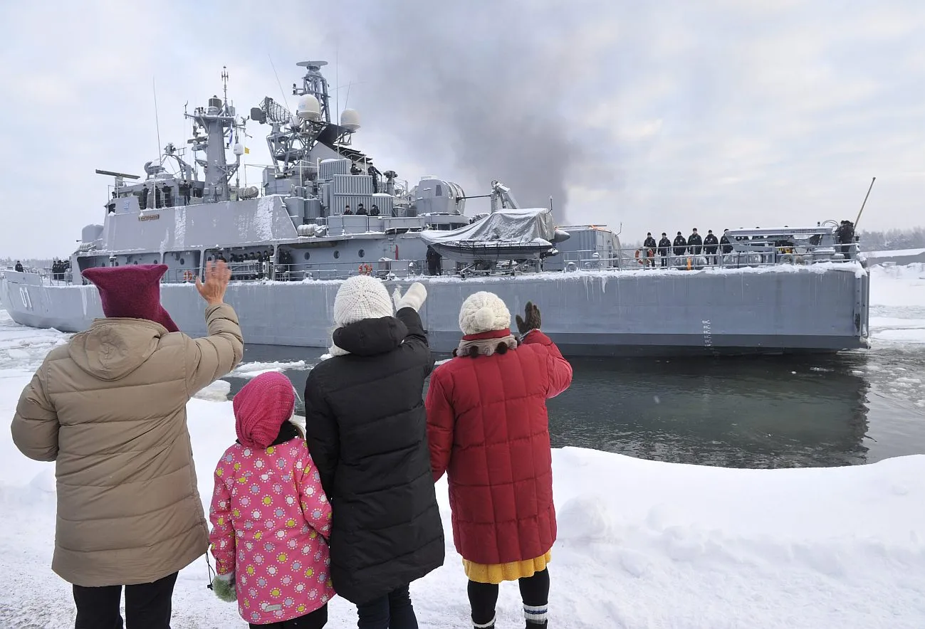 Pohjanmaa lähti Atalanta-operaatioon Upinniemestä 5. tammikuuta 2011.