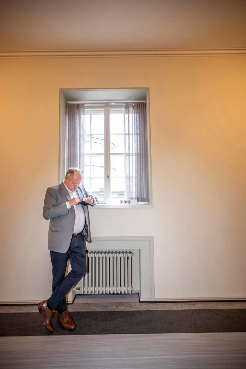Timo Haapala on ahkera tviittaaja.