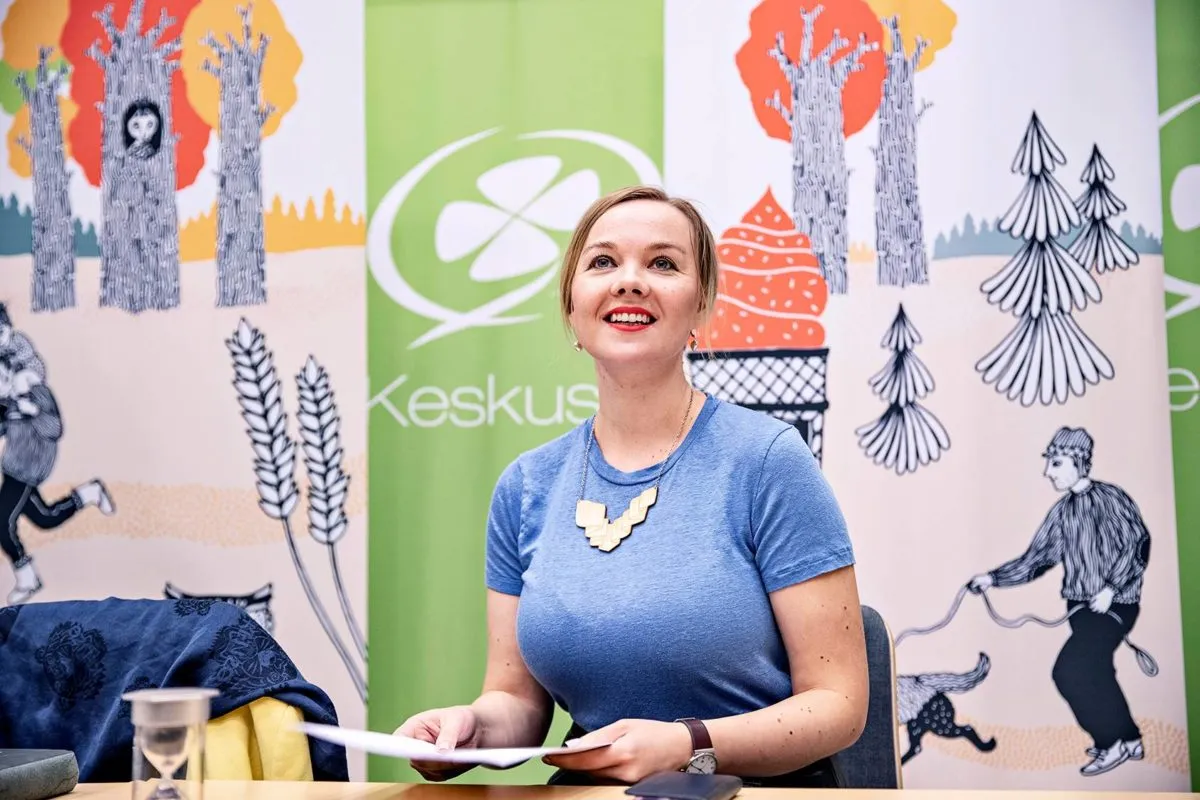 Katri Kulmuni korosti linjapuheessaan olevansa aluepoliitikko.