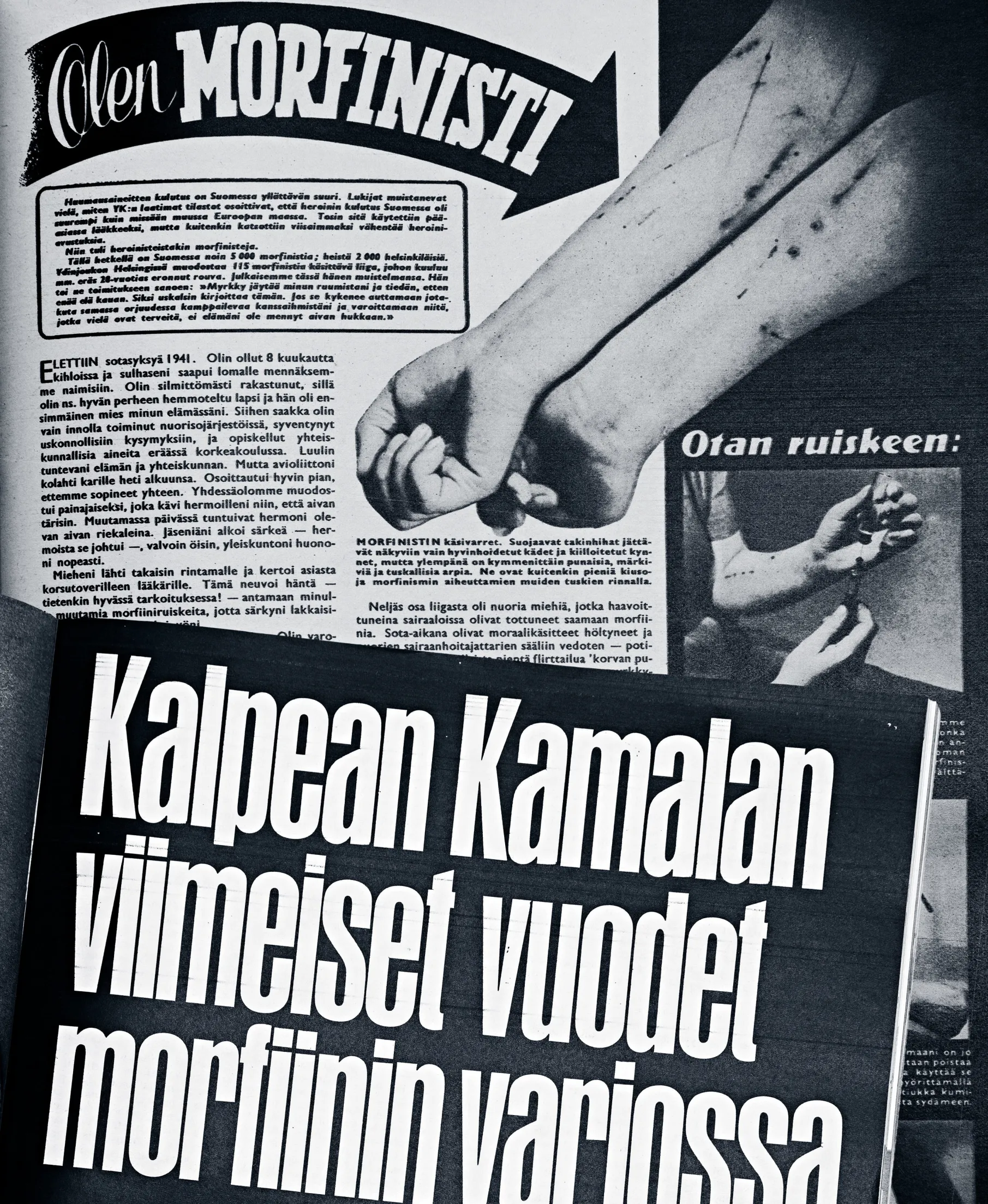 Seura-lehti kirjoitti Kalpeasta Kamalasta kesäkuussa 1949 ja helmikuussa 1974.