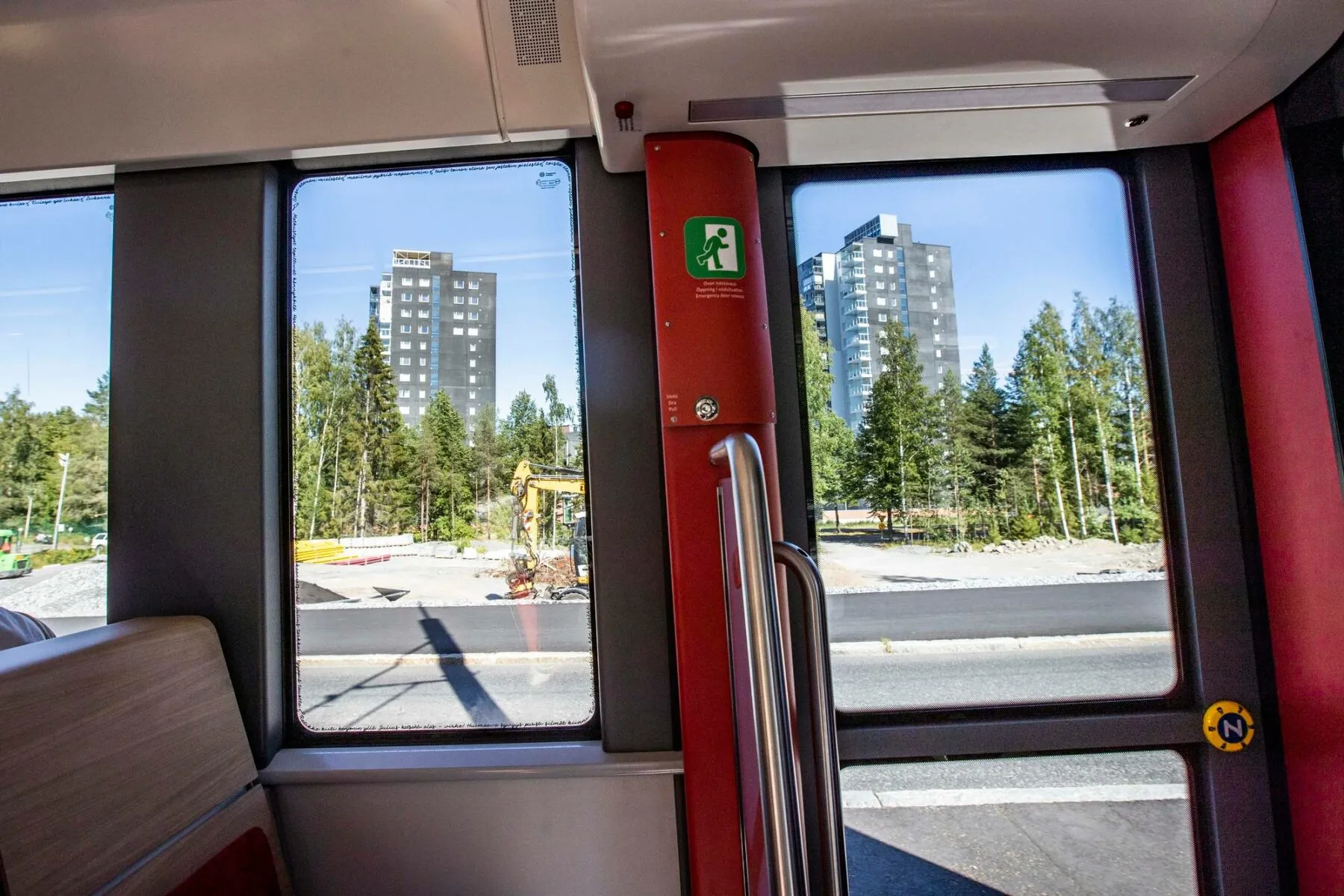 Matka Hervannasta Keskustorille kestää ratikalla 24 minuuttia.