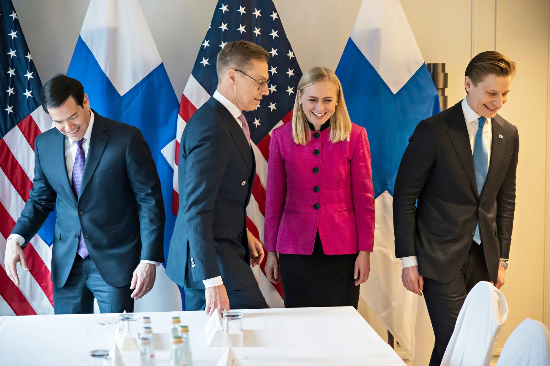 Yhdysvaltain ulkoministeri Marco Rubio tapasi viikolopun aikana myös Suomen valtionjohtoa.