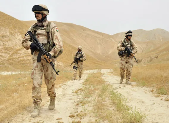 Sotilaita Afganistanissa