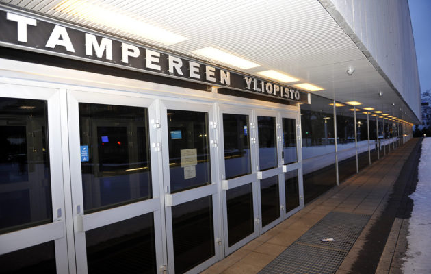 Teatterin ja draaman tutkimuksen oppiaine toimi Tampereen yliopiston päärakennuksella.